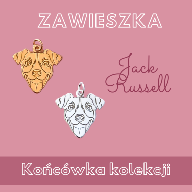 Zawieszka Jack Russell uśmiech