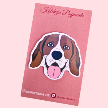 Duży magnes Beagle