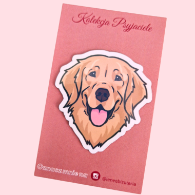 Duży magnes Golden Retriever