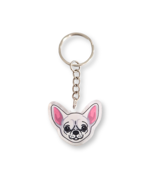 Brelok Chihuahua biała